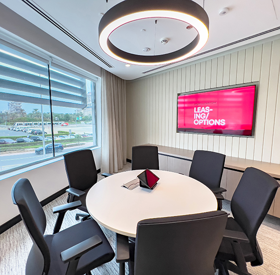 Meeting rooms with latest audiovisual devices
